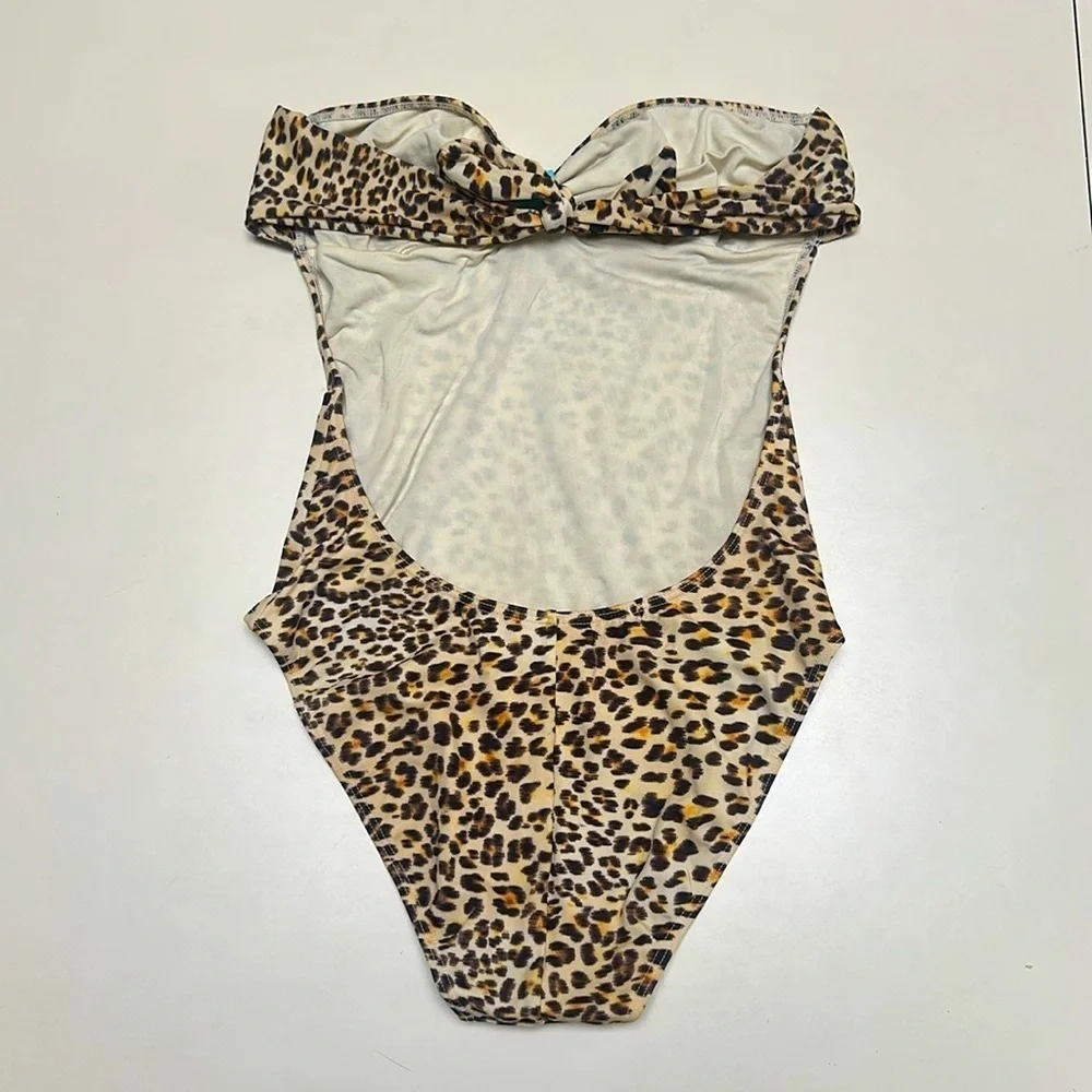 🔥 ONDADEMAR Leopard Print one peice size 12